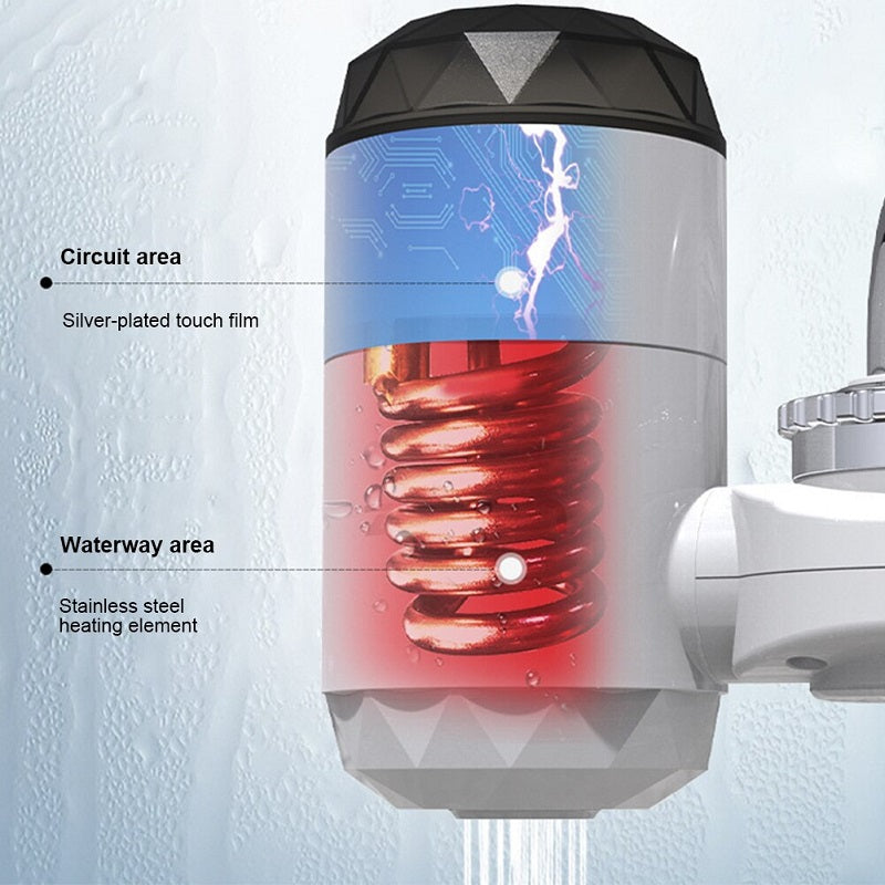 3000W Electric Instant Hot Water Heater Tap – Tankless Instant Heating Faucet