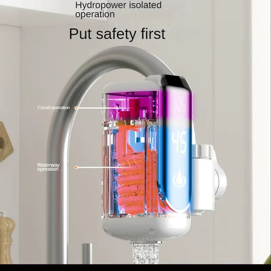 3000W Electric Instant Hot Water Heater Tap – Tankless Instant Heating Faucet