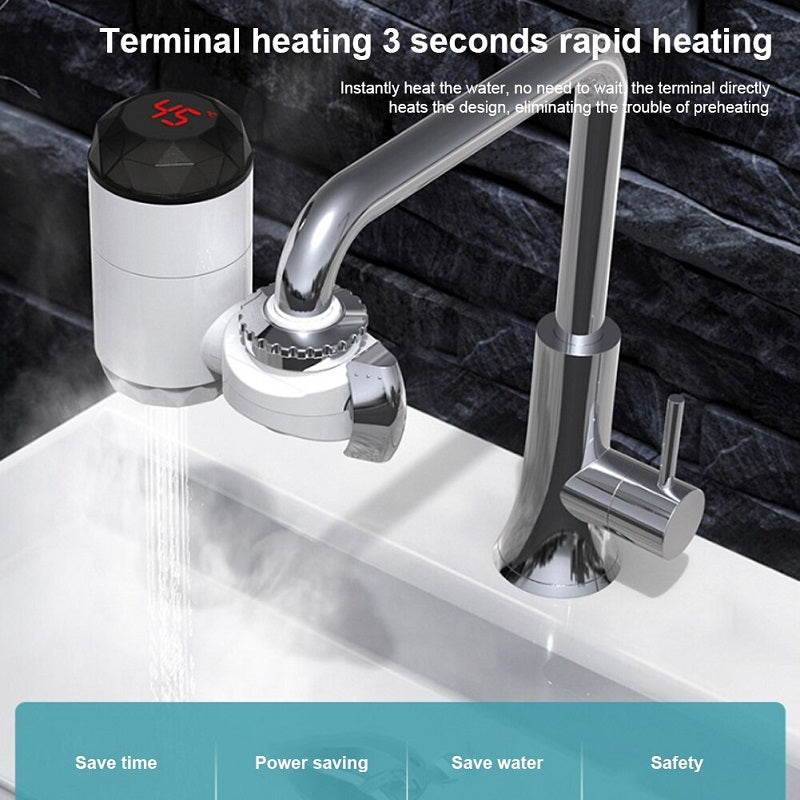 3000W Electric Instant Hot Water Heater Tap – Tankless Instant Heating Faucet