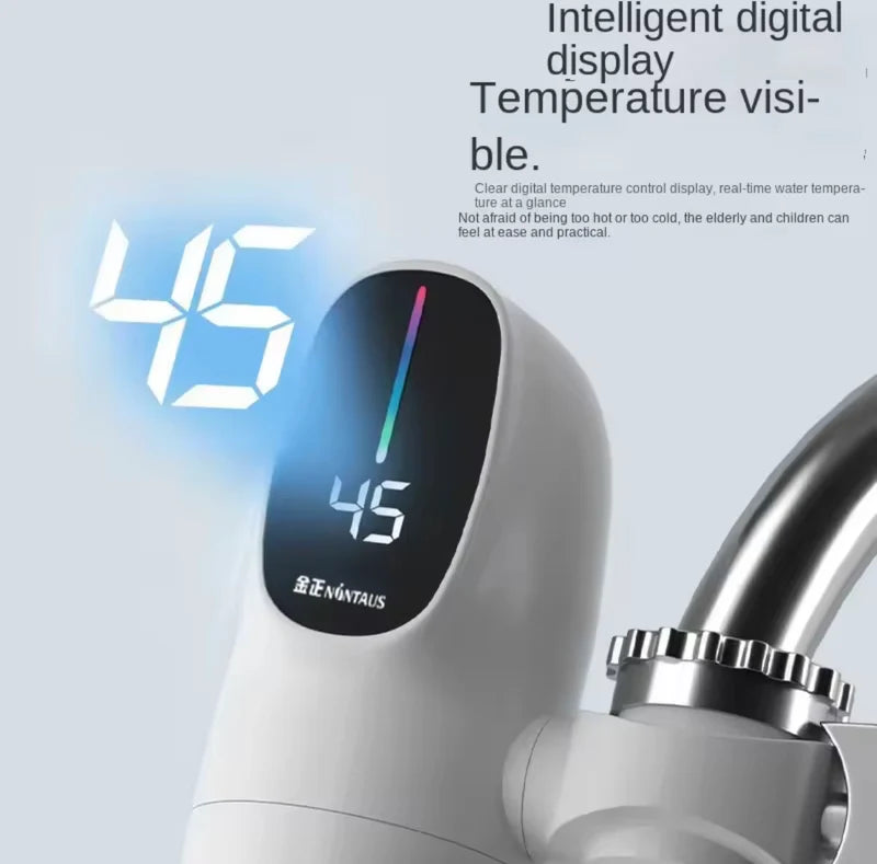 3000W Electric Instant Hot Water Heater Tap – Tankless Instant Heating Faucet